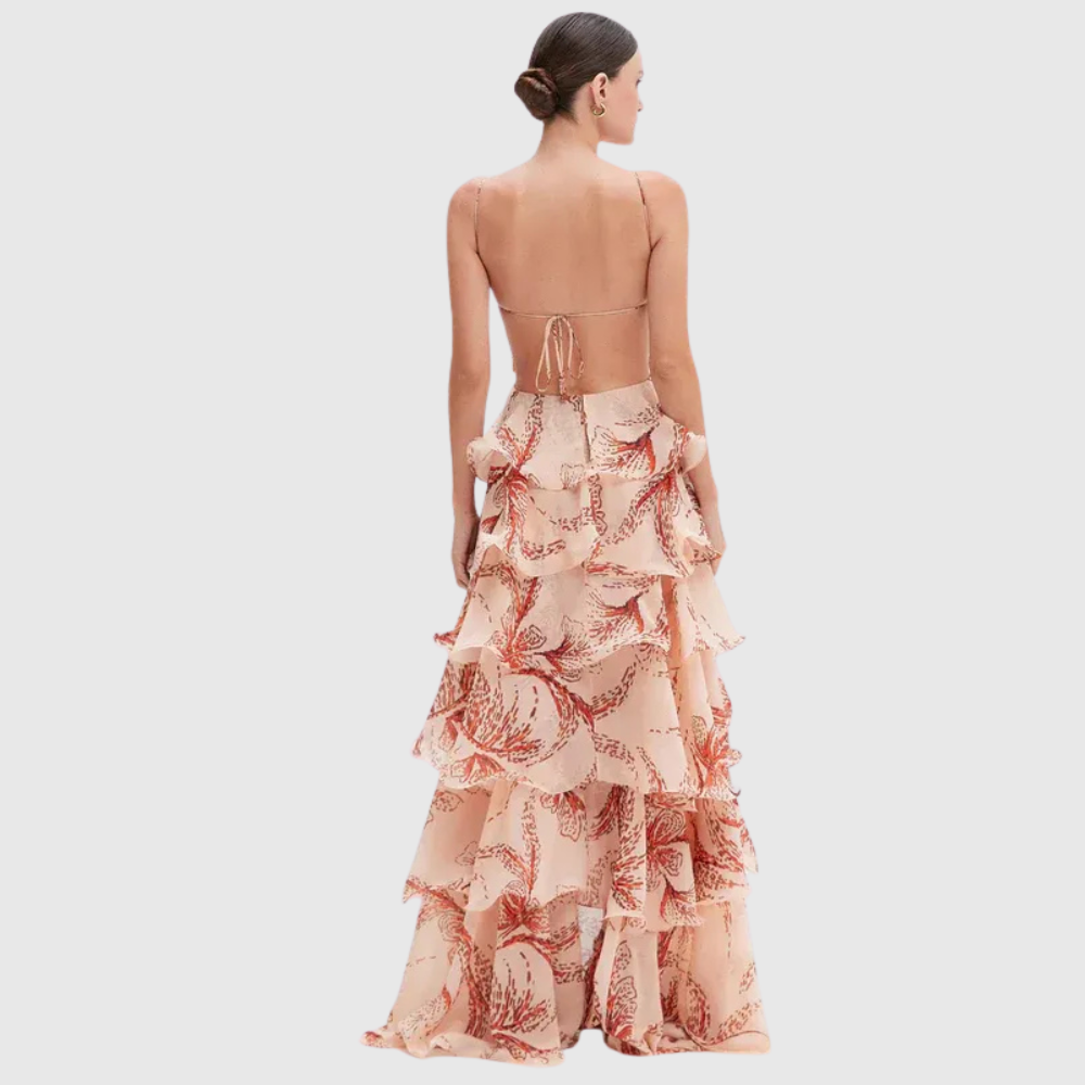 Butterfly-Motif Maxi Dress by Eleanor Vale