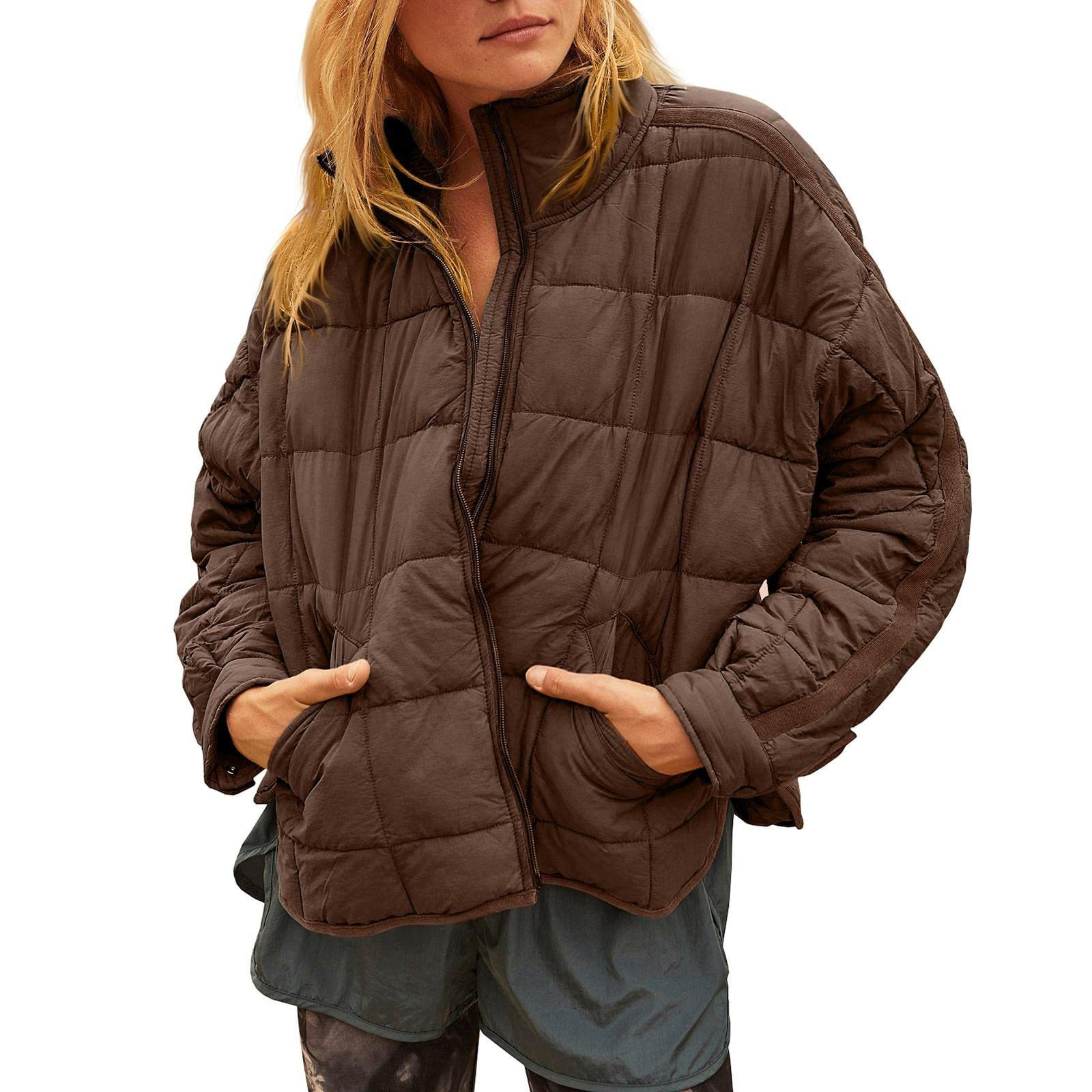 Box-Quilted Coat by Eleanor Vale