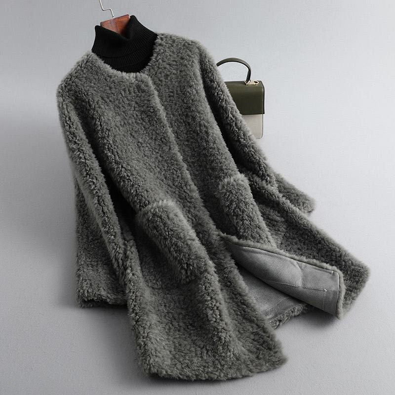Collarless Coat by Eleanor Vale