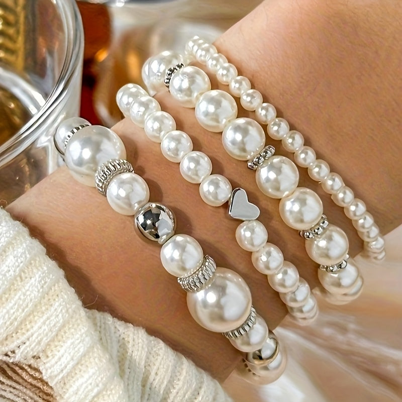 Heart-Bead Bracelet by Eleanor Vale