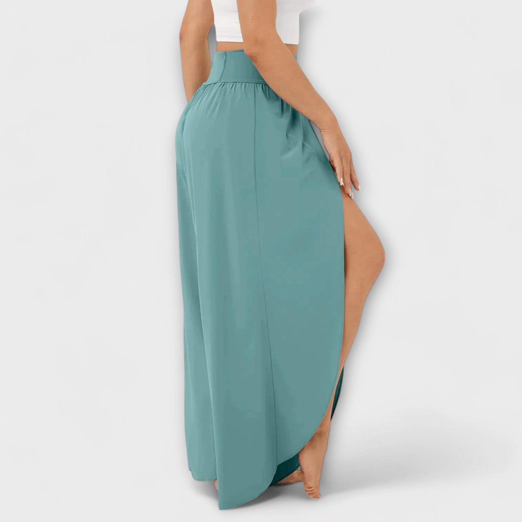 Wrap-Slit Trousers by Eleanor Vale