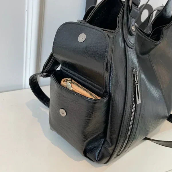 Twin-Zip Handbag by Eleanor Vale