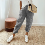 Coral-Stripe Trousers by Eleanor Vale