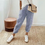Coral-Stripe Trousers by Eleanor Vale