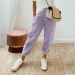Coral-Stripe Trousers by Eleanor Vale
