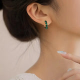 Crystal-Lined Drop Earrings by Eleanor Vale