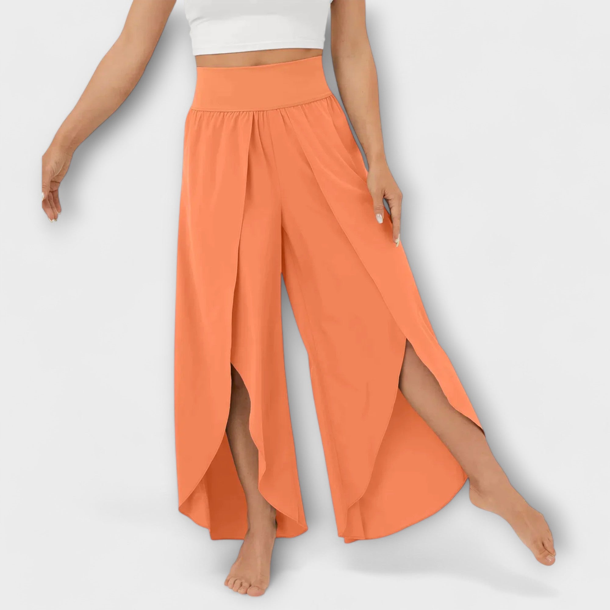Wrap-Slit Trousers by Eleanor Vale