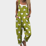 Hen-Print Dungarees by Eleanor Vale