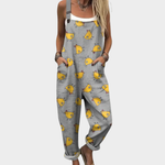 Hen-Print Dungarees by Eleanor Vale