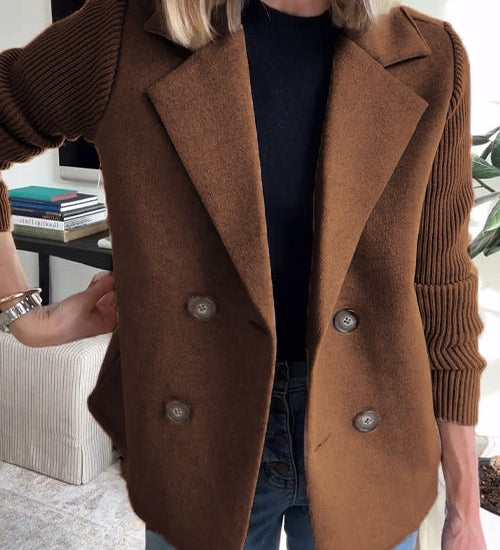 Knit-Sleeve Blazer by Eleanor Vale