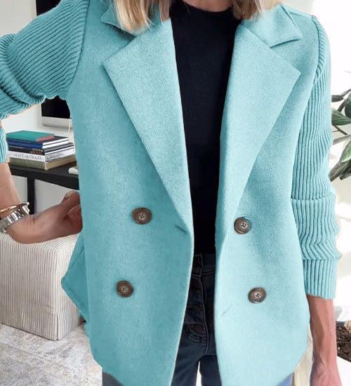 Knit-Sleeve Blazer by Eleanor Vale