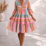 Ruffle-Cuff Midi Dress by Eleanor Vale