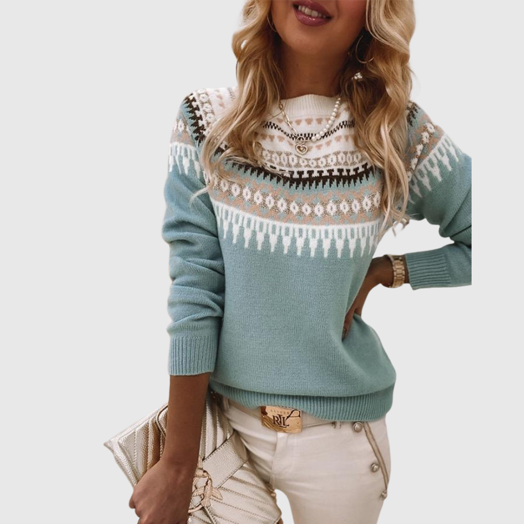 Fair-Isle Yoke Jumper by Eleanor Vale