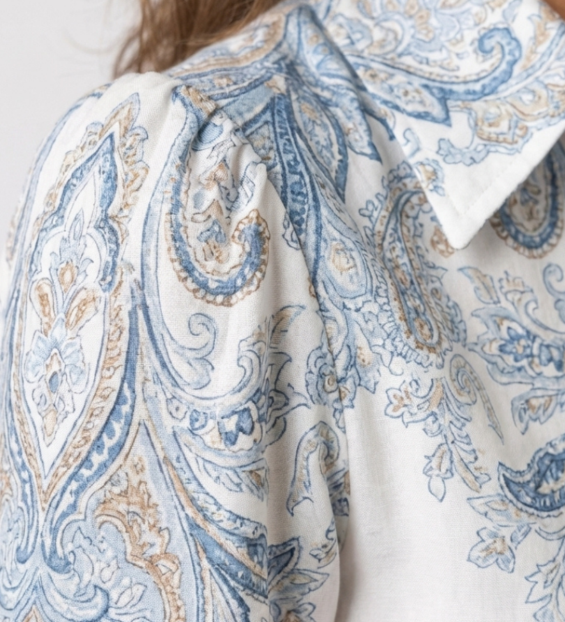 Paisley-Border Maxi Dress by Eleanor Vale
