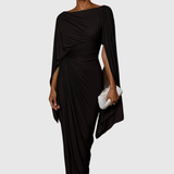 Cape-Sleeve Maxi Dress by Eleanor Vale