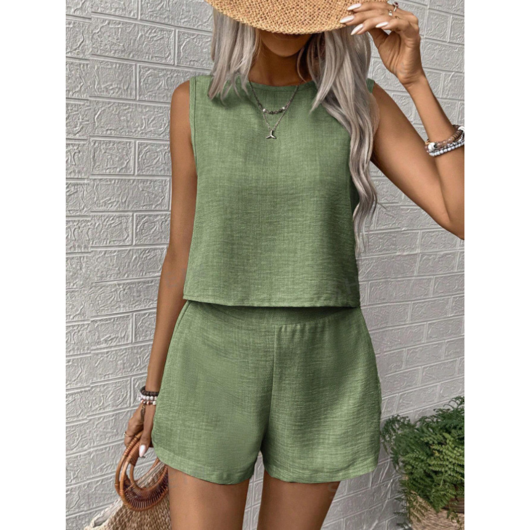 Crinkle-Weave Co-Ord Set by Eleanor Vale
