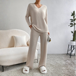 Slouchy V-Neck Co-Ord Set by Eleanor Vale