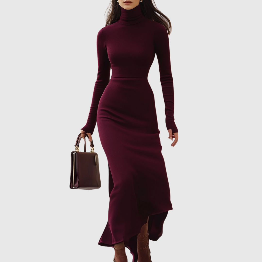Roll-Neck Dress by Eleanor Vale