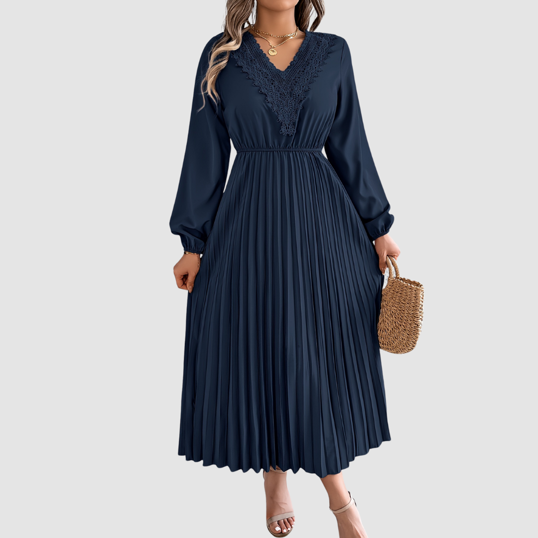 Crochet-Trim Dress by Eleanor Vale