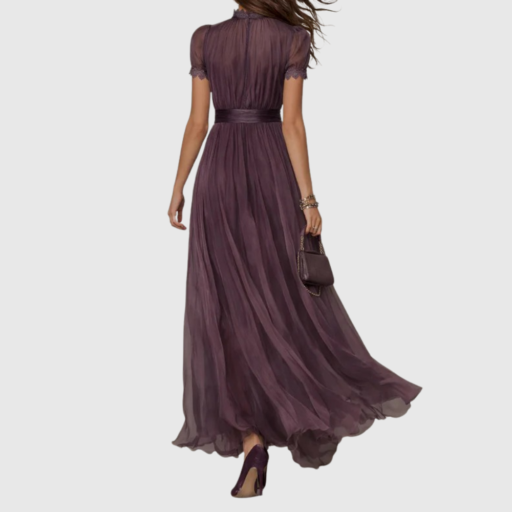 Keyhole-Lace Maxi Dress by Eleanor Vale