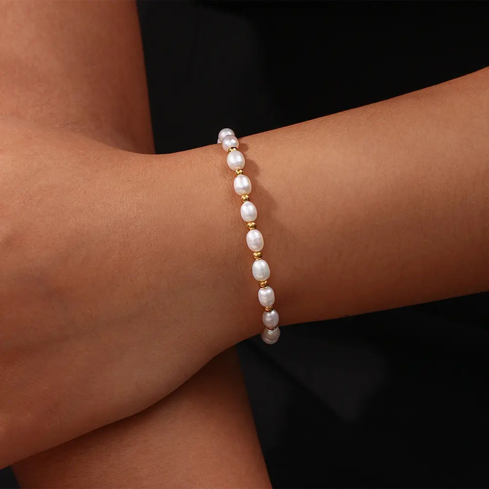 Slider-Pearl Bracelet by Eleanor Vale