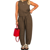 Micro-Check Co-Ord Set by Eleanor Vale