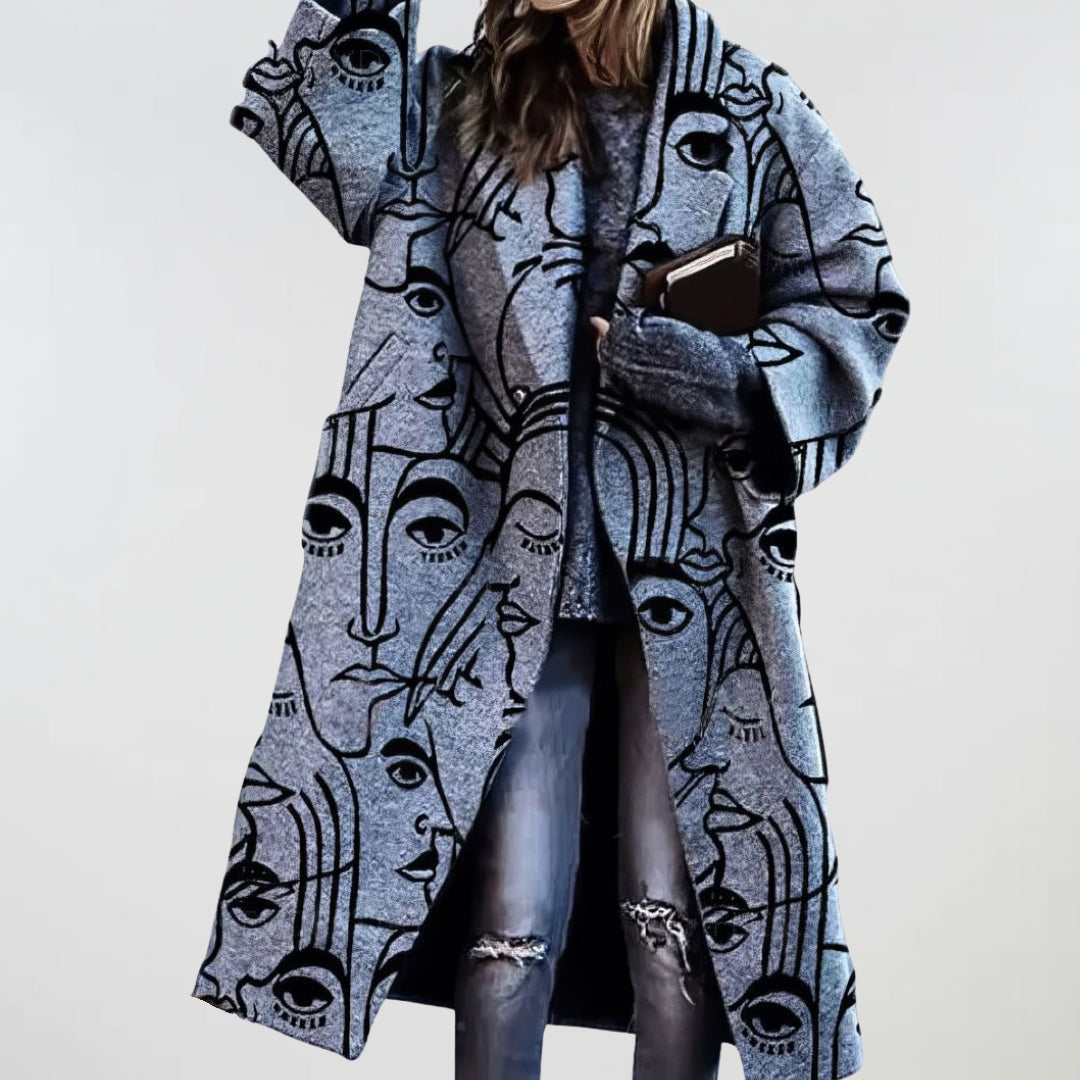 Check-Print Coat by Eleanor Vale