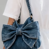 Retro bow detail bag