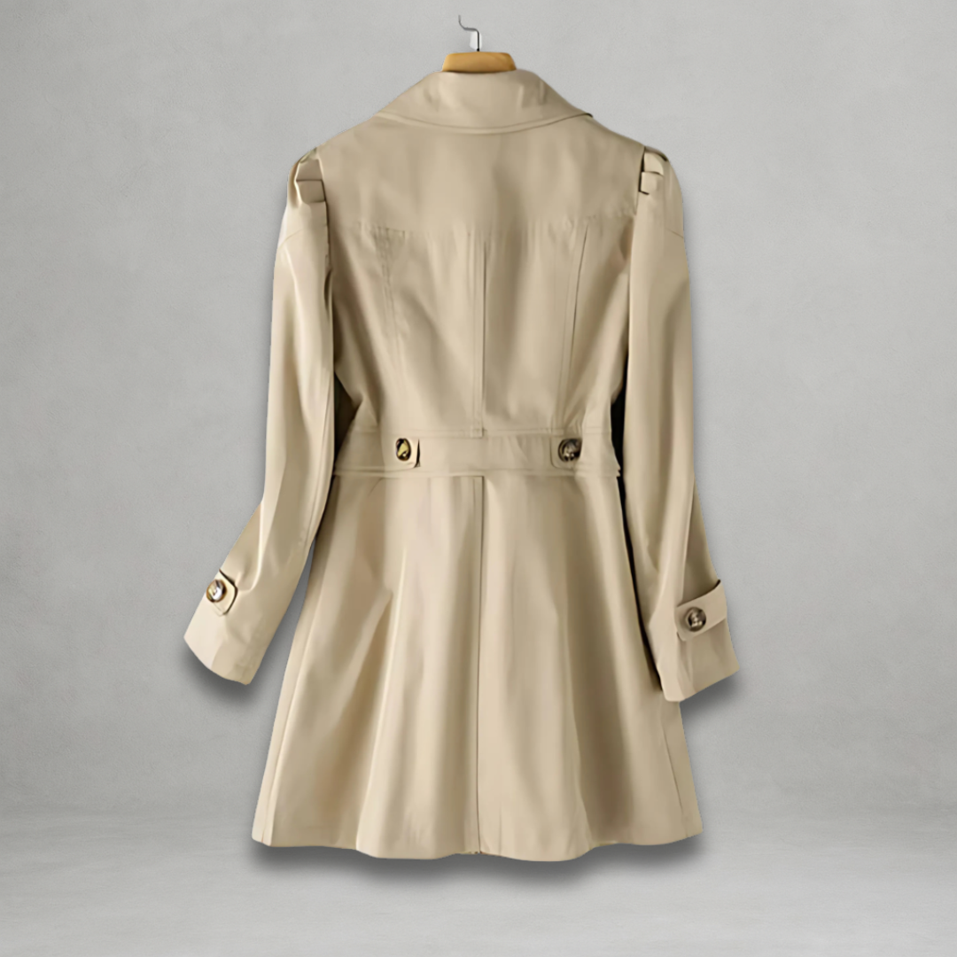 Belted-Tab Trench Coat by Eleanor Vale