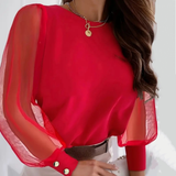 Appliqué-Sleeve Top by Eleanor Vale