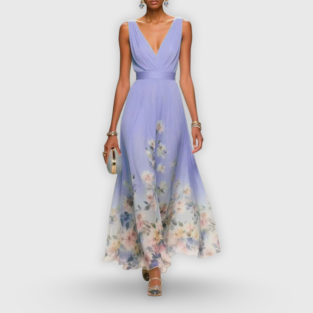 Floral-Border Summer Dress by Eleanor Vale