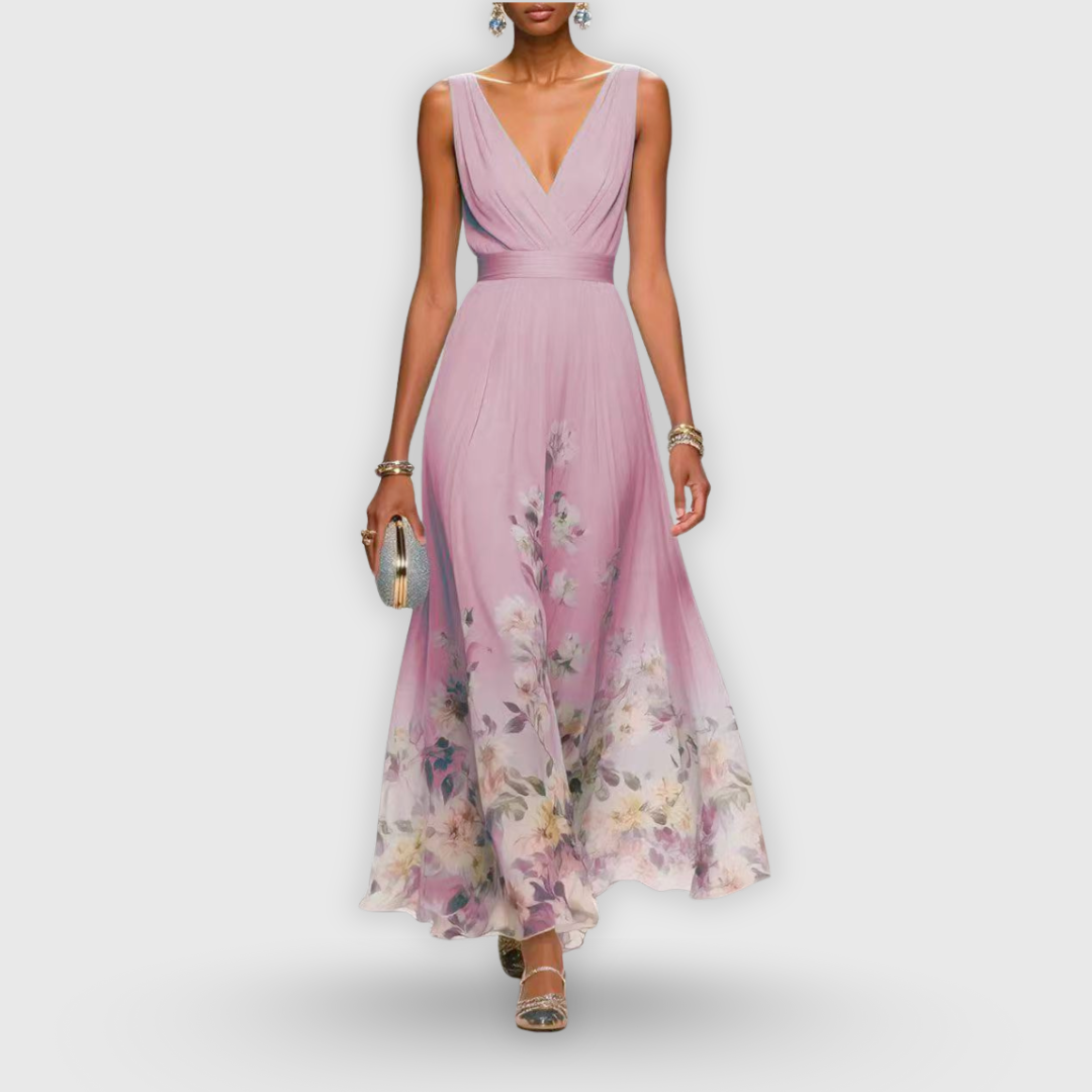 Floral-Border Summer Dress by Eleanor Vale