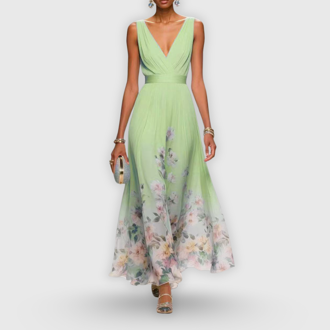 Floral-Border Summer Dress by Eleanor Vale