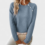 Buttoned-Shoulder Jumper by Eleanor Vale