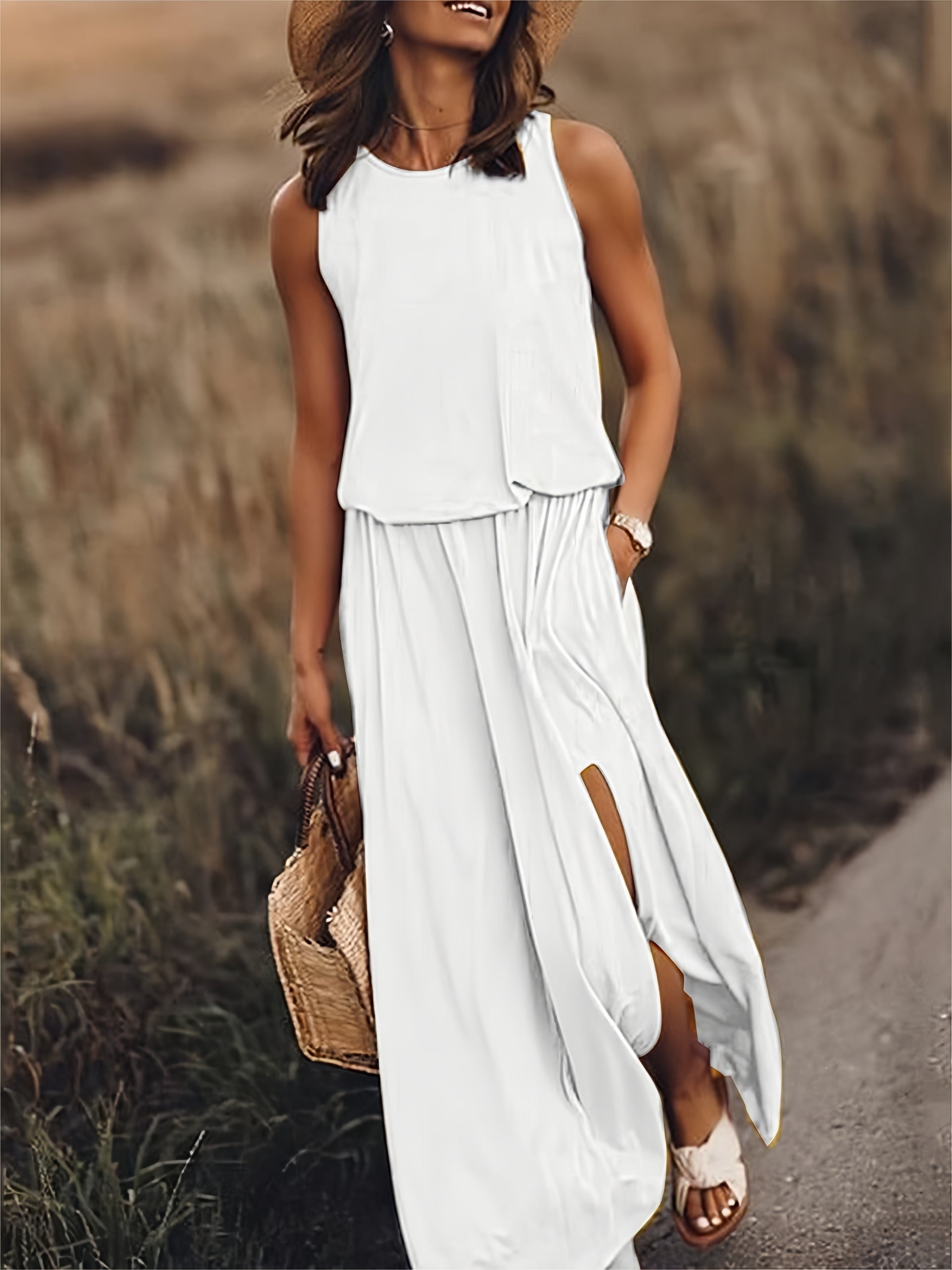 Blouson-Waist Dress by Eleanor Vale
