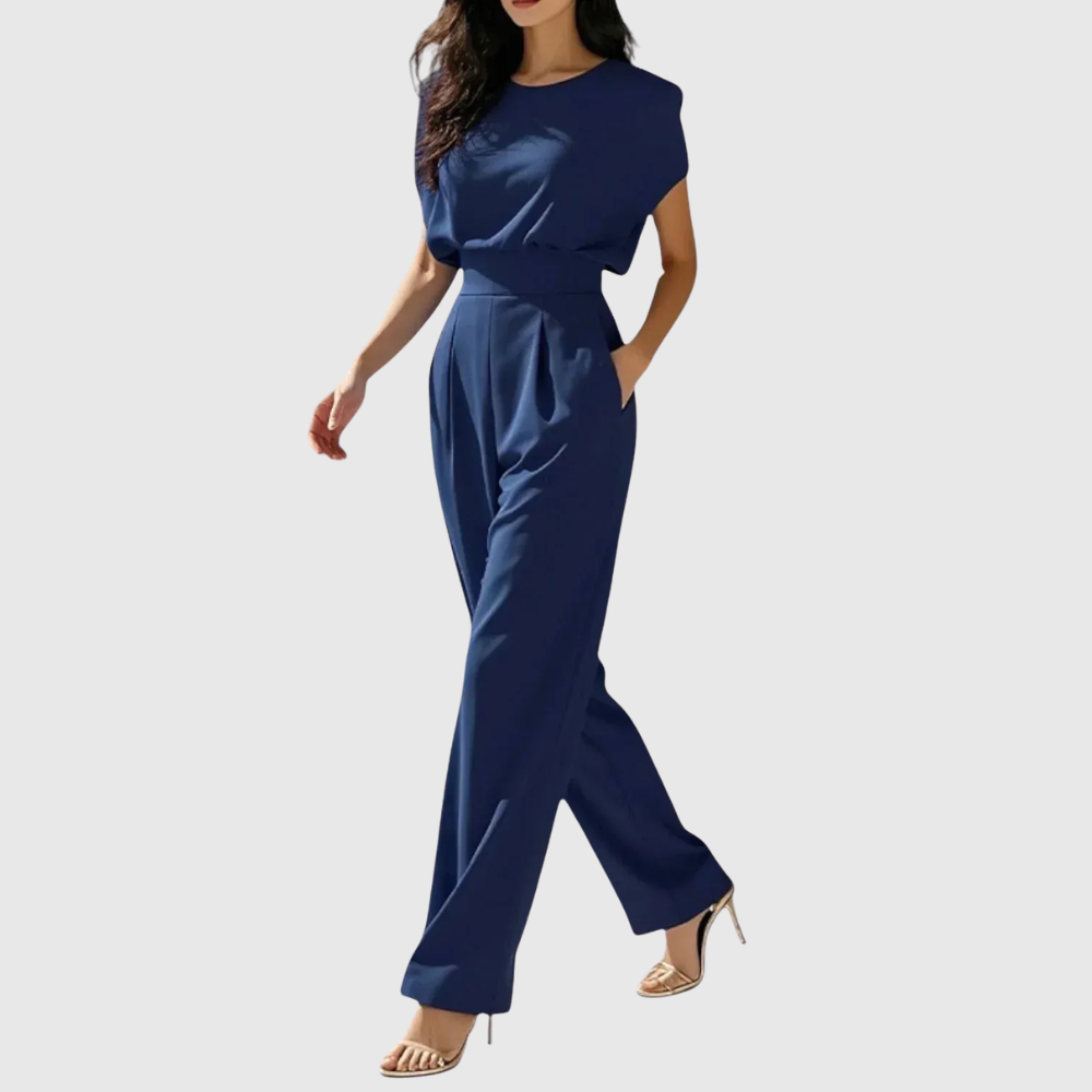 Wide-Waistband Jumpsuit by Eleanor Vale