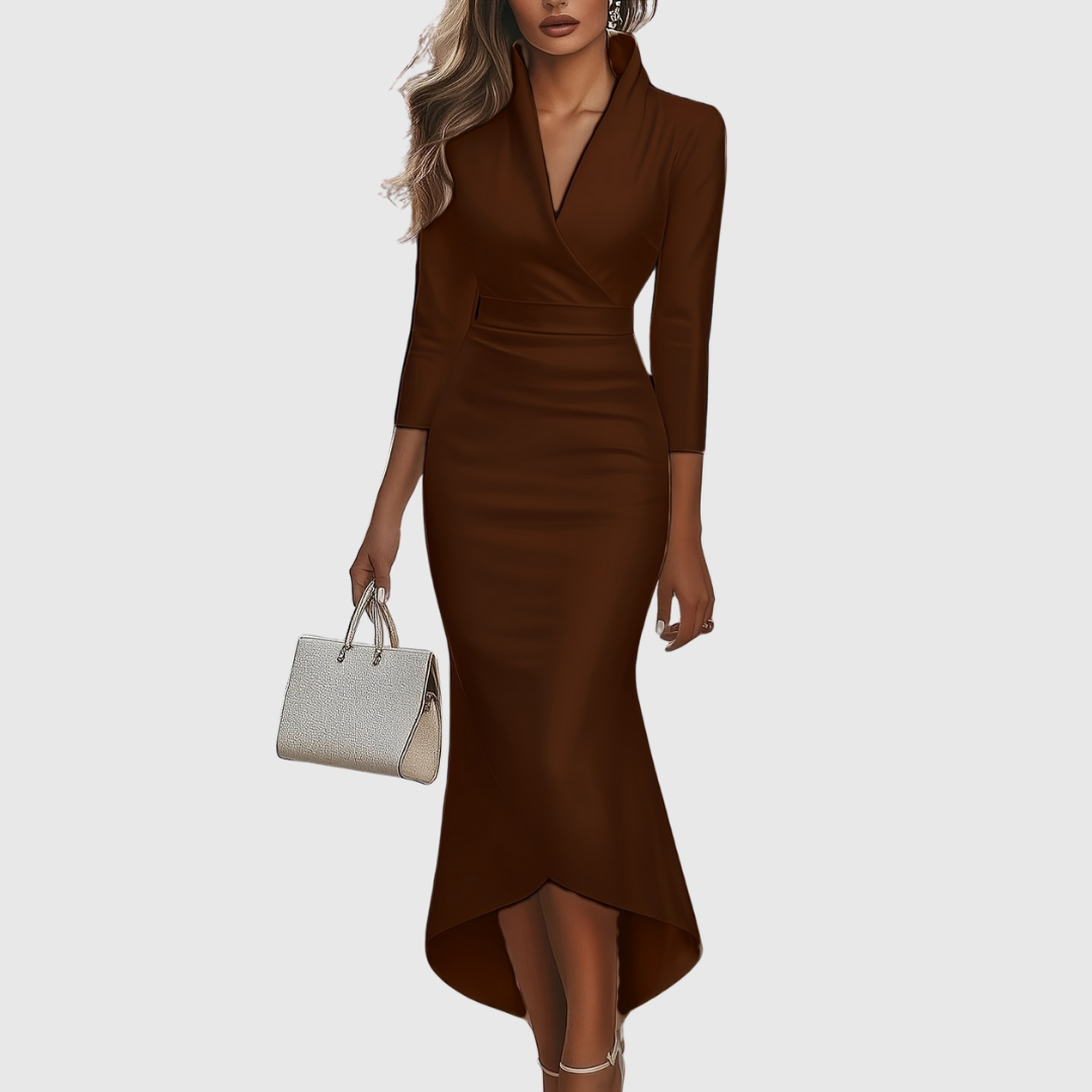 Shawl-Collar Evening Dress by Eleanor Vale
