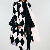 Check-Print Coat by Eleanor Vale