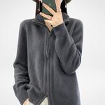 Ribbed-Zip Gilet by Eleanor Vale
