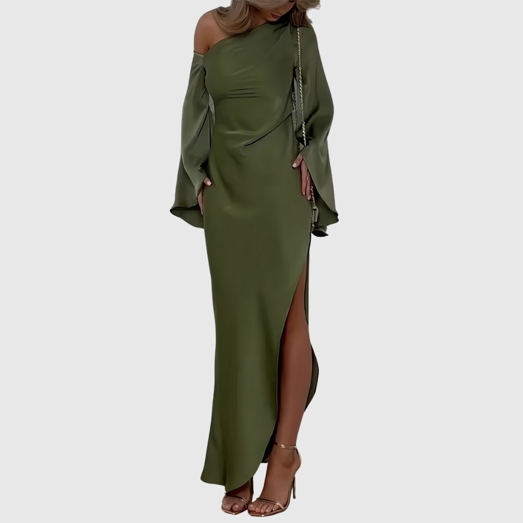 Curved-Hem Evening Dress by Eleanor Vale