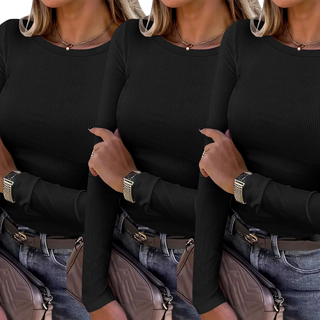 Ribbed-Knit Shirt by Eleanor Vale