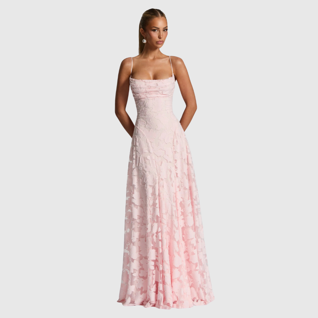 Floral-Lace Maxi Dress by Eleanor Vale