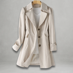 Belted-Tab Trench Coat by Eleanor Vale