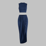 Draped-Skirt Co-Ord Set by Eleanor Vale