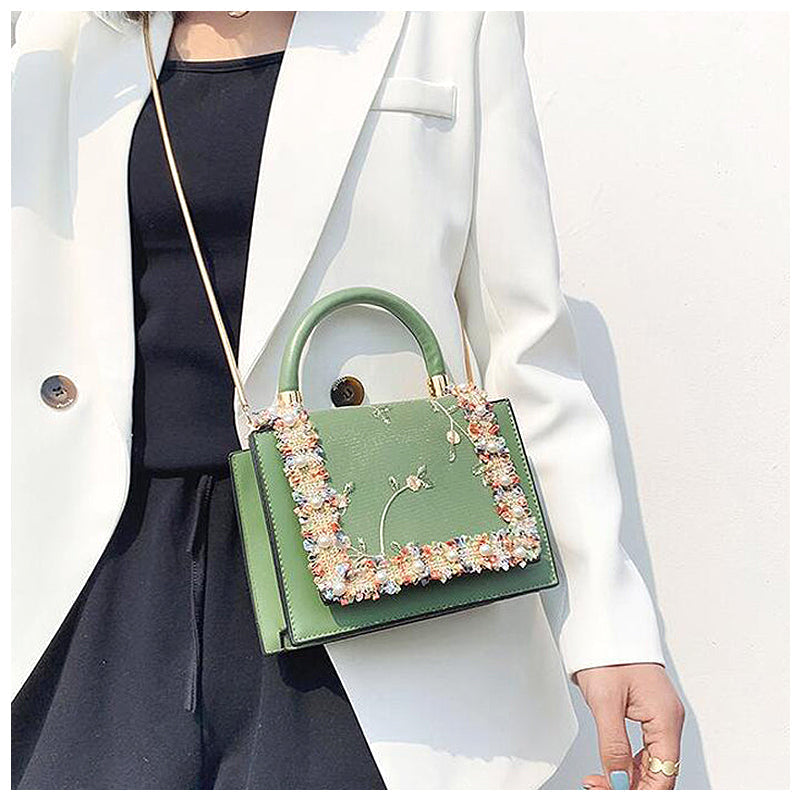 Floral-Beaded Handbag by Eleanor Vale