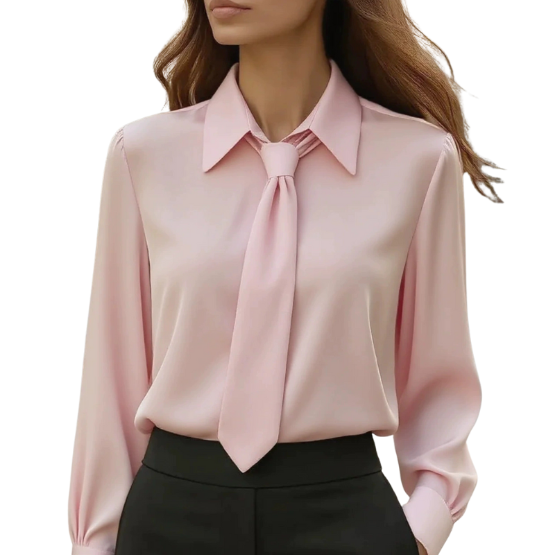 Tie-Neck Shirt by Eleanor Vale