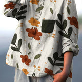 Contrast-Collar Shirt by Eleanor Vale