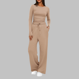 Wide-Leg Crew Co-Ord Set by Eleanor Vale