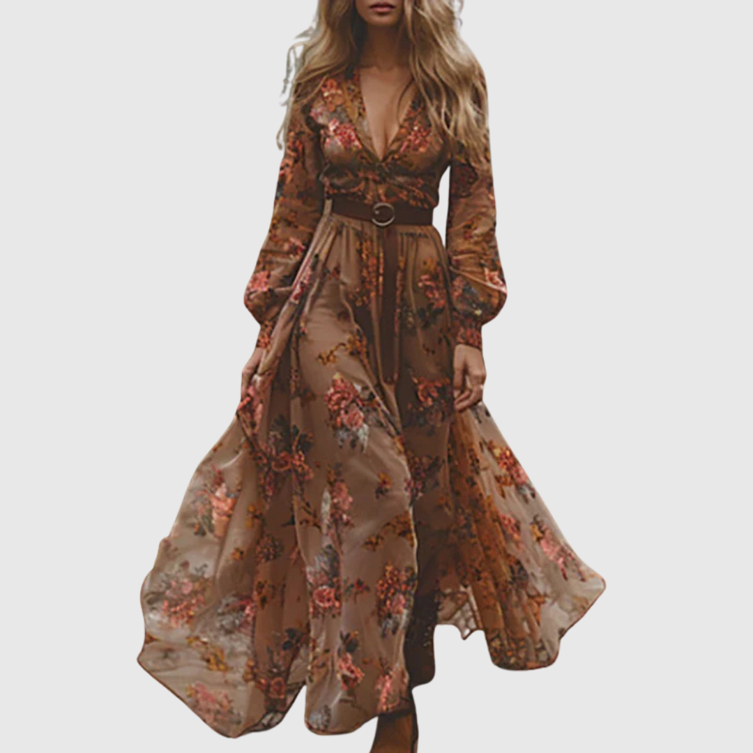 Forest-Embroidery Maxi Dress by Eleanor Vale