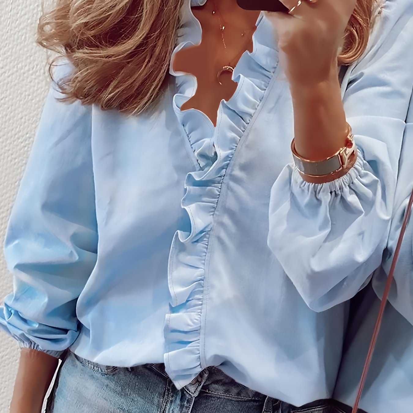 Billow-Sleeve Blouse by Eleanor Vale
